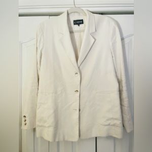 Ellen Tracy White Blazer